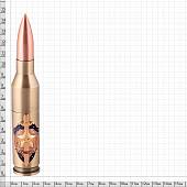 Зажигалка патрон с символикой КГБ СССР / Почетный сотрудник газовая 140 мм золотистая (4403072) - ВОЕНТОРГ ТЫЛОВИК