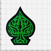 Нашивка ( шеврон патч patch ) тактическая Пика из оружия вышитая на липучке 5,6х7,5 черная (2509224) - ВОЕНТОРГ ТЫЛОВИК