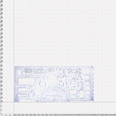 Линейка Офицерская 20х9 см прозрачная (4312037) - HAKKI.RU