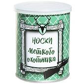 Носки в банке консервированные подарочные Носки меткого охотника (4807066) - ВОЕНТОРГ ТЫЛОВИК