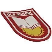 Нашивка ( шеврон патч patch ) тактическая OLD SCHOOL 2 3D PVC ( пластизоль ) на липучке 9х6,5 красная (2504052) - ВОЕНТОРГ ТЫЛОВИК