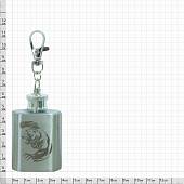 Фляга подарочная с символикой Медведь 1 OZ-30 мл серебристая (4608081) - ВОЕНТОРГ ТЫЛОВИК