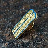 Знак фрачный Погон парадный ВКС ( Воздушно-космические силы ) лейтенант 10х22 на пимсе золотистый (2302030) - ВОЕНТОРГ ТЫЛОВИК
