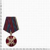 Медаль ФСВНГ ( Росгвардия ) РФ - За боевое содружество (2401959) - ВОЕНТОРГ ТЫЛОВИК