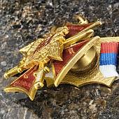 Знак нагрудный ( крест ) За службу на Кавказе закрутка (2301022) - ВОЕНТОРГ ТЫЛОВИК