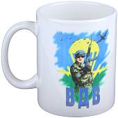 Кружка с символикой  ВДВ белая (4601122) - ВОЕНТОРГ ТЫЛОВИК