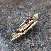Знак нагрудный 100 лет ВЧК-КГБ 1917-2017 закрутка (2301915) - ВОЕНТОРГ ТЫЛОВИК