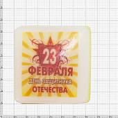 Набор подарочный полотенце 40х70 зеленое и мыло ручной работы 23 февраля / День защитника Отечества (4804007) - ВОЕНТОРГ ТЫЛОВИК