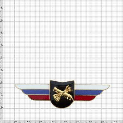 Знак должностной Командира учебной воинской части закрутка (2309051) - HAKKI.RU