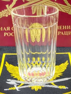 Стакан граненый с символикой ФСИН РОССИИ (4609191) - HAKKI.RU