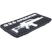Нашивка ( шеврон патч patch ) тактическая G36 OPERATOR 3D PVC ( пластизоль ) на липучке 8х4 черная (2504255) - ВОЕНТОРГ ТЫЛОВИК