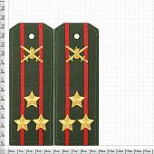 Погоны Сухопутные войска на офисную форму Полковник с эмблемой рип-стоп машинная вышивка пластик (2219008) - ВОЕНТОРГ ТЫЛОВИК