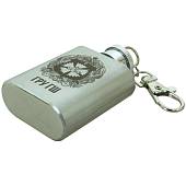 Фляга подарочная с символикой ГРУ ГШ ВС РФ 1 OZ-30 мл серебристая (4608088) - ВОЕНТОРГ ТЫЛОВИК