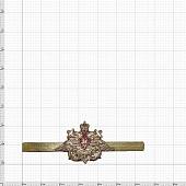 Заколка ( зажим закрепка ) для галстука ВМФ России латунная (2111993) - ВОЕНТОРГ ТЫЛОВИК