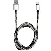 Кабель ( провод ) для зарядки телефона USB / Apple камуфлированный серый (4002008) - ВОЕНТОРГ ТЫЛОВИК