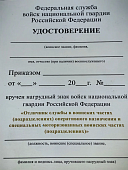 Знак нагрудный ФСВНГ ( Росгвардия ) РФ ОТЛИЧНИК СЛУЖБЫ в воинских частях (подразделениях) оперативного назначения (2301633) - ВОЕНТОРГ ТЫЛОВИК