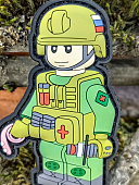 Нашивка ( шеврон патч patch ) тактическая BRICK OPERATOR МЕДИК 3D PVC на липучке 5х8 (2504410) - ВОЕНТОРГ ТЫЛОВИК