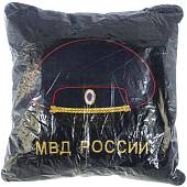 Подушка сувенирная с символикой МВД России вышитая 35х35 темно-синяя (4408994) - ВОЕНТОРГ ТЫЛОВИК
