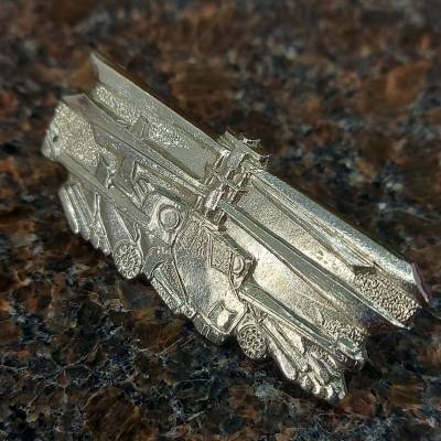 Знак нагрудный Вертолет КА-52 серебристый закрутка (2301174) - HAKKI.RU
