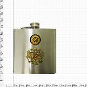 Фляга с символикой ГРУ ГШ ВС РФ / Герб ( Орел ) России 16 OZ - 480 мл (3407921) - ВОЕНТОРГ ТЫЛОВИК