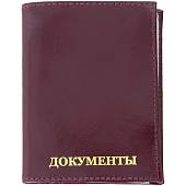 Обложка ( портмоне ) для автодокументов и удостоверения с жетоном Полиция ДПС России бордовая (4204349) - ВОЕНТОРГ ТЫЛОВИК