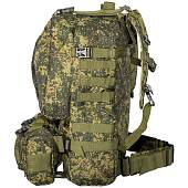 Рюкзак TAC тактический Tactical Military Combat 30х55х35 57 л камуфлированный цифра зеленая (3306759) - ВОЕНТОРГ ТЫЛОВИК