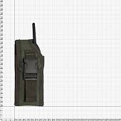Подсумок ( чехол ) Азимут ( Azimut ) тактический под радиостанцию с клапаном закрытый ПРС-2 MOLLE оливковый (3207026) - ВОЕНТОРГ ТЫЛОВИК