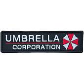 Нашивка ( шеврон патч patch ) тактическая UMBRELLA CORPORATION вышитая полоса на липуче 12х3 черная (2509086) - ВОЕНТОРГ ТЫЛОВИК