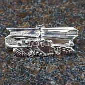 Знак нагрудный Вертолет КА-52 серебристый закрутка (2301174) - ВОЕНТОРГ ТЫЛОВИК