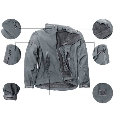 Костюм TAC Softshell мембранный ветровлагозащитный серый (1107993) - HAKKI.RU