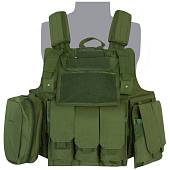Жилет разгрузочный ( разгрузка ) TAC CIRAS с системой MOLLE ( МОЛЛЕ ) оливковый (3212088) - ВОЕНТОРГ ТЫЛОВИК