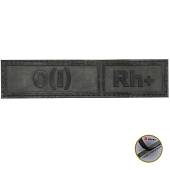 Нашивка ( шеврон патч patch ) тактическая Группа крови O ( I ) Rh+ 3D PVC ( пластизоль ) на липучке 13х3 защитная (2504094) - ВОЕНТОРГ ТЫЛОВИК