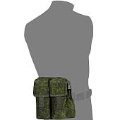 Подсумок под 4 магазина Азимут ( Azimut ) тактический АК-4 системы MOLLE камуфлированный цифра зеленая (3213970) - ВОЕНТОРГ ТЫЛОВИК