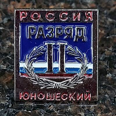 Знак нагрудный II юношеский разряд (2303023) - HAKKI.RU
