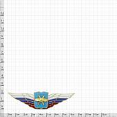 Знак должностной Начальника высшего военного училища профессиональной образовательной организации и общеобразовательной организации закрутка (2309057) - ВОЕНТОРГ ТЫЛОВИК