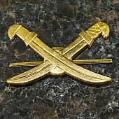 Эмблема ( знак ) петличная ( петлица ) Казачья золотистая (2102111) - ВОЕНТОРГ ТЫЛОВИК