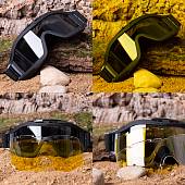 Очки защитные TAC тактические Revision Goggles со сменными линзами черные (3208026) - ВОЕНТОРГ ТЫЛОВИК