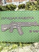 Нашивка ( шеврон патч patch ) тактическая ЛУЧШАЯ РАБОТА В МИРЕ 3D PVC  ( пластизоль ) на липучке 8х5 оливковая (2504380) - ВОЕНТОРГ ТЫЛОВИК