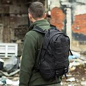 Рюкзак штурмовой MOLLE 50х35х25 45 л черный (3306206) - ВОЕНТОРГ ТЫЛОВИК