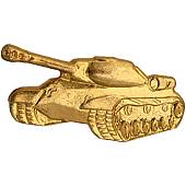 Эмблема ( знак ) петличная ( петлица ) Танковые войска правая золотистая (2102081) - ВОЕНТОРГ ТЫЛОВИК