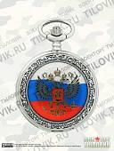Часы карманные ПОЛЕТ ( POLJOT ) кварцевые мужские с символикой МВД России 2035/905.1.001 (4104003) - ВОЕНТОРГ ТЫЛОВИК