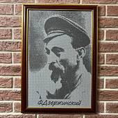 Плакетка ( панно ) Ф. Дзержинский вышитая подарочная 350х500 (4406988) - ВОЕНТОРГ ТЫЛОВИК