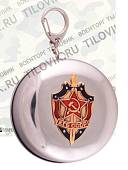 Стопка ( рюмка ) с символикой КГБ СССР складная 180 мл серебристая (4630098) - ВОЕНТОРГ ТЫЛОВИК