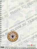 Часы настенные с символикой Главное управление уголовного розыска МВД РФ / Мужество Отвага Честь Слава D-28 пластик золотистые (4102119) - ВОЕНТОРГ ТЫЛОВИК