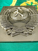 Барельеф ( табличка ) на пограничный столб Герб СССР 20х22 (4419020) - ВОЕНТОРГ ТЫЛОВИК