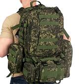 Рюкзак TAC тактический Tactical Military Combat 30х55х35 57 л камуфлированный цифра зеленая (3306759) - ВОЕНТОРГ ТЫЛОВИК