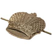 Эмблема ( знак ) петличная ( петлица ) Казачья ( шапка Мономаха ) золотистая (2102187) - ВОЕНТОРГ ТЫЛОВИК