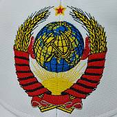 Бейсболка с символикой Герб СССР / СССР вышитая белая (1401107) - ВОЕНТОРГ ТЫЛОВИК