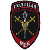 Нашивка ( шеврон ) на рукав Полиция Начальники территориальных органов МВД России 7,5х12 вышитая с липучкой темно-синяя (2503741) - ВОЕНТОРГ ТЫЛОВИК