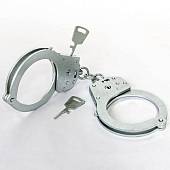 Наручники Handcuffs БР-1КФ ( БР-С БРС ) КРАБ модифицированные конвойные с фиксатором никелированные (3204023) - ВОЕНТОРГ ТЫЛОВИК